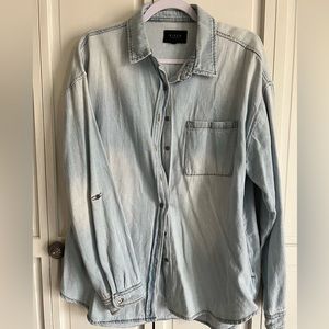 Denim/chambray button down.